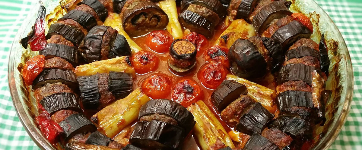 Fırında Patlıcan Kebabı